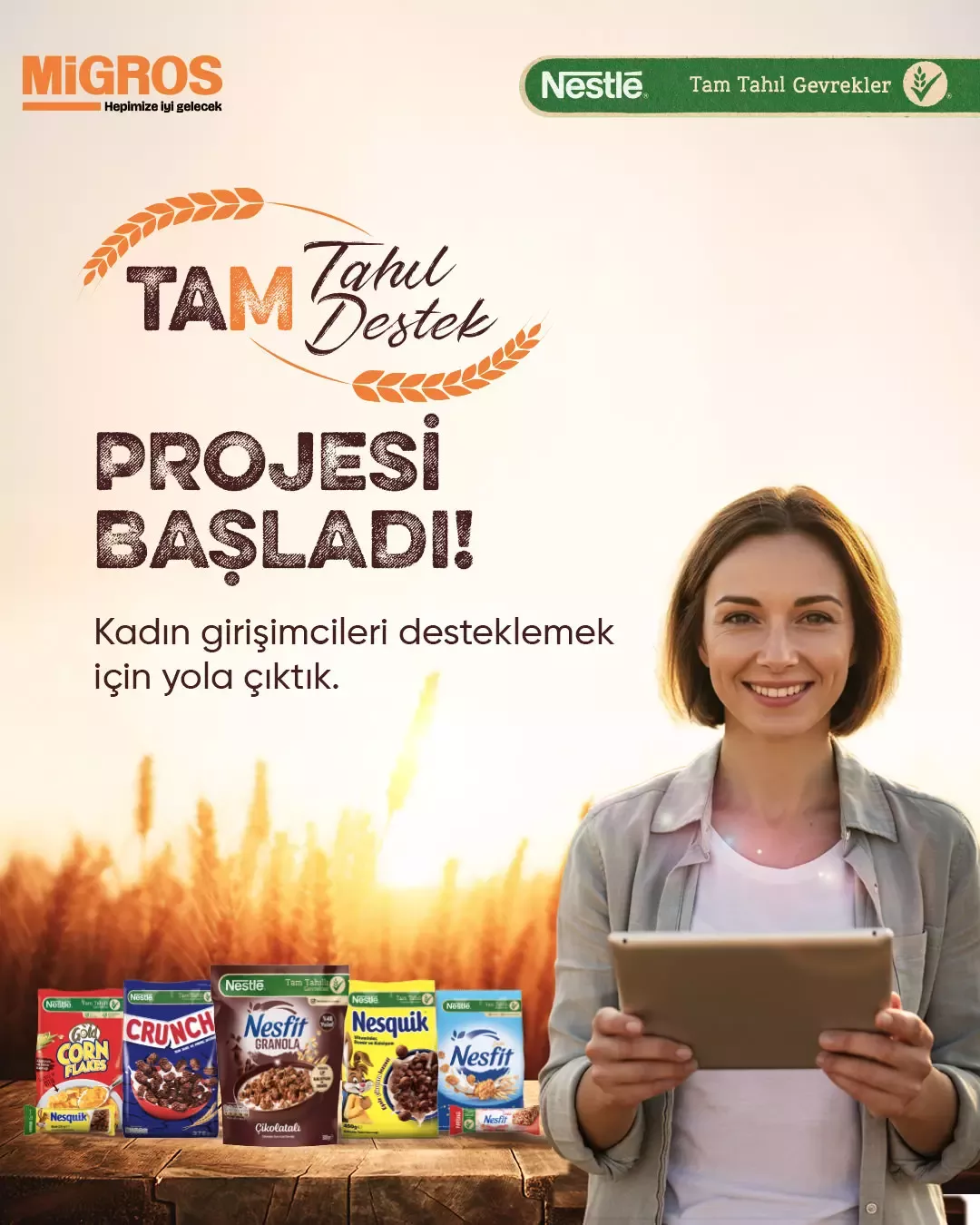 Nestlé Kahvaltılık Gevrekler ve Migros’tan Kadın Girişimcilere Tam Destek
